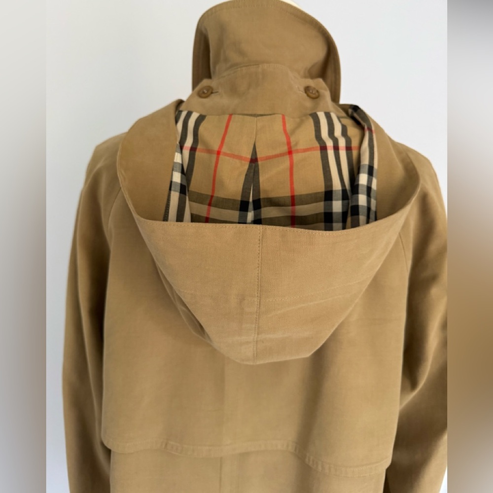 Vintage Burberry’s’ Hooded Coat - Size 4 - Picture 7 of 16